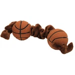 Coastal Pet Li'l Pals Plush And Vinyl Dog Toy 8" Basketball, Brown. Fixed Price $14.99.