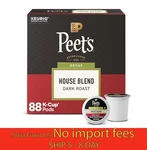 Peets Decaf House Blend Cup Pods 88CT Dark Roast COFFEE...(A19.5). Fixed Price $56.07.