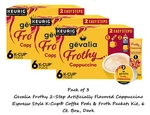 (3 Pack) Gevalia Frothy 2-STEP Cappuccino Espresso Cup Coffee Pods, 6 Ct. Box. Fixed Price $27.65.