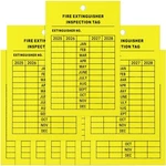 Monthly Fire Extinguisher Inspection Tags Record 4YEAR Maintenance .... Fixed Price $19.33.