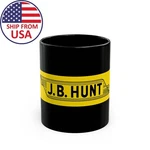 Jb Hunt Transport Service 11OZ Coffee Tea Black Mug. Fixed Price $20.99.