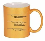 You May Speak Now Coffee Or Tea Mug Funny Ceramic Cup. Fixed Price $13.95.