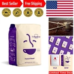 Dark Roast Ground Coffee 5LB French With Chocolate-licorice Notes. Fixed Price $106.39.