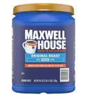 Maxwell House Original Roast Medium Ground Coffee, 43.1 Oz...... Fixed Price $31.95.