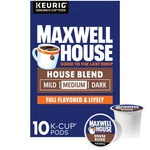 Maxwell House Signature Blend Medium Roast Kcup Coffee Pods, 10 Count Box. Fixed Price $10.69.