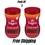 Folgers Classic Roast Instant Coffee, 8-OUNCE Jar (pack 2 ). Fixed Price $11.99.