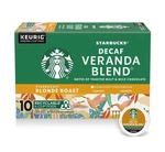 Starbucks Decaf Veranda Blend Light Roast K-cup Coffee Pods, 10 Count. Fixed Price $14.99.