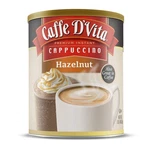 Caffe D Vita Hazelnut Cappuccino Mix 16 Ounce Rich Creamy Flavor Enjoy Hot Or.... Fixed Price $18.19.