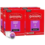 Community Coffee French Roast 96 Count Pods Extra Dark. Fixed Price $74.88.