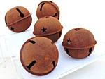 Rusty Jingle Bells Large 3" Noisy Sleigh For Door Wreath Camping Dinner. Fixed Price $19.03.