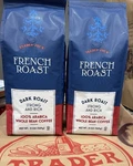 2 Packs Trader Joe's French Roast Whole Bean Coffee Dark 13 Oz Each. Fixed Price $22.99.