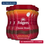 Folgers Classic Roast Instant Coffee, 12 Oz. Jar (pack 6). Fixed Price $63.22.