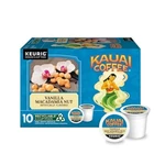 Kauai Coffee Vanilla Macadamia Nut Hawaiian 10 Count K-cup Pods Keurig Bb 2/2027. Fixed Price $15.00.