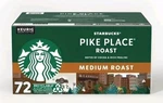 Starbucks Pike Place Medium Roast Cups 72CT Fresh Coffee Pods Brand New Box. Fixed Price $79.56.