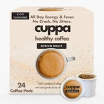 Cuppa Healthy Mushroom Coffee Single Serve Pods (k-cups) Lion's Mane & Ashwaga. Fixed Price $47.99.