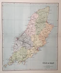 Map - Isle Of Man Comprehensive Gazetteer England Wales 1893. Fixed Price $16.83.