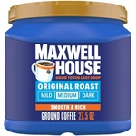 Maxwell House 27.5OZ Ground Coffee Medium Original Roast. Fixed Price $22.44.