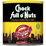 Chock Full Nuts Original Medium Roast Ground Coffee, 30.5 Oz Can. Fixed Price $18.99.