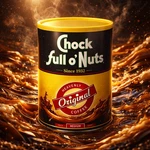 Chock Full O' Nuts Heavenly Original Blend Ground Coffee Medium Roast 3 Lbs. Fixed Price $27.50.