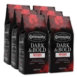 Community Coffee Dark & Bold Intense Blend Roast Ground Pack 6. Fixed Price $72.18.
