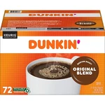 Dunkin' Donuts, Original Blend, Medium Roast, K-cup Pods, 72CT Free Shipping. Fixed Price $59.99.