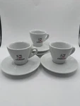Lavazza Espresso Coffee Cups & Saucers (3 Sets) Collectible Discontinued. Fixed Price $46.99.