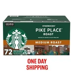 Starbucks Pike Place Medium Roast K-cups 72CT Smooth Balanced Coffee. Fixed Price $67.98.