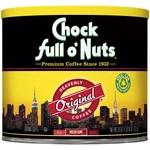 Chock Full O'nuts Original Medium Roast Ground Coffee - 26OZ. Fixed Price $24.56.