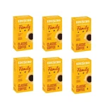 (pack 6) Eduscho (tchibo) Family Roasted Ground Coffee 6X250G/6X8.8OZ. Fixed Price $47.99.