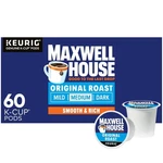 Maxwell House Medium Roast K-cup Pods Original 60 Ct Box. Fixed Price $34.99.