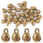 30 Pc Vintage Brass Jingle Bells 11MM Mini Tibetan Jewelry Wind Chime Door Decor. Fixed Price $28.99.