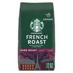 Starbucks French Roast, Ground Coffee, Dark Hot Or Iced 12 Oz. Fixed Price $12.49.