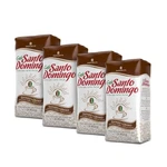 Caf Santo Domingo, 16 Oz Bag, Whole Bean Coffee, Medium Roast - (pack 4). Fixed Price $59.00.