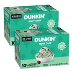 Dunkin Mint Chip Coffee Dark 10 Kcups Pods Chocolate Hint 2 Pack Old Stock. Fixed Price $26.12.