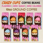 Crazy Cups Coffee Ground Flavored Gluten/nut/calorie Free Hot Iced 10OZ Bag. Fixed Price $24.99.