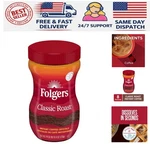 Folgers Classic Roast Instant Coffee, 8 Oz Jar - Perfect For Hot Iced Drinks. Fixed Price $15.96.
