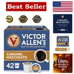 Victor Allen's Caramel Macchiato Coffee Pods, 42 Count - Medium Roast Indulgence. Fixed Price $32.16.