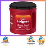 Folgers Classic Roast Ground Coffee - Medium 25.9 Oz Canister. Fixed Price $17.47.