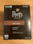 Peets Dark Roast French 22 Pods Exp 9/25/26. Fixed Price $18.00.