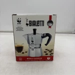 Bialetti Moka Express Iconic Italian Stovetop Espresso Maker (silver, 3 Cups). Fixed Price $30.00.