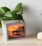 Sunset At The Cliffhouse, San Francisco. Sf Muni Grumman 870 Size (6X4 In). Fixed Price $25.00.