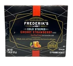 Frederik's Cold Steeped Cherry Strawberry Herbal Tea Pyramid Sachets Bags. Fixed Price $8.79.