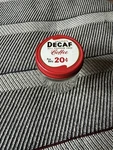 Vtg Sample Trial Size Nestle's Decaf Instant Coffee Jar 20 Cents. Fixed Price $15.99.