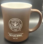 Starbucks Seattle Pike Place Market Coffee Tea Mug Cup Brown 2008 16 Oz. *read. Fixed Price $8.99.
