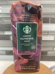 Starbucks Espresso Roast Whole Bean Coffee 1LB/16OZ. Fixed Price $10.00.