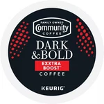 Community Coffee Dark And Bold Exxtra Boost Keurig Pods 24 Ct. Fixed Price $14.49.