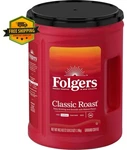 Folgers Classic Ground Coffee, Medium Roast, 40.3 Oz Container. Fixed Price $23.50.