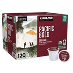 Kirkland Signature Pacific Bold Coffee, Dark, 120 K-cup Pods. Fixed Price $60.92.