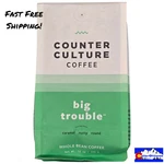 Counter Culture Coffee "big Trouble" 12OZ Caramel Nutty Round Whole Bean 2-7-26. Fixed Price $19.96.