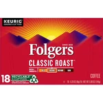 Folgers Classic Roast, Medium Coffee K-cup Pods For Keurig Brewers,. Fixed Price $21.86.